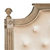 SAFAVIEH Desiderata Rustic Wood Upholstered Headboard