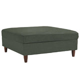 5-Piece Corduroy Modular Sectional Sofa with Ottoman