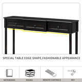 Entryway Console Table with Drawers - Stylish Sofa Table