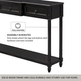 Entryway Console Table with Drawers - Stylish Sofa Table