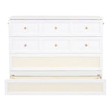 Nestfair Full - Size Murphy Bed with Spacious Drawers