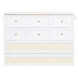 Nestfair Full - Size Murphy Bed with Spacious Drawers
