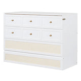 Nestfair Full - Size Murphy Bed with Spacious Drawers