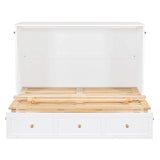 Nestfair Full - Size Murphy Bed with Spacious Drawers
