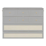 Nestfair Full - Size Murphy Bed with Spacious Drawers