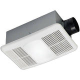 Utilitech 1.5 - Sone 80 - cfm White Bathroom Fan and Heater 0498842