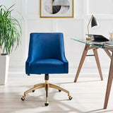Discern Velvet Performance Office Chair