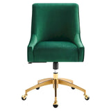 Discern Velvet Performance Office Chair