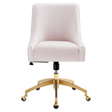 Discern Velvet Performance Office Chair