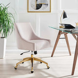 Discern Velvet Performance Office Chair