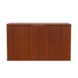 Serene Cherry Aquarium Stand for 75/90 Gallon Tanks with Enclosed Storage by Aquatic Fundamentals
