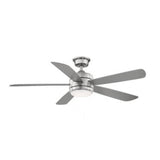 Hampton Bay Averly 52" LED Brushed Nickel Ceiling Fan w/Remote