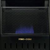 ML100TBAHR Ventless Propane Gas Blue Flame Space Heater with Thermostat Control