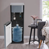 5.28 Gallon Bottom Loading Water Cooler Dispenser, 2 Temperatures Available with Hot, Cold, Practiacal Freestanding Water Dispenser