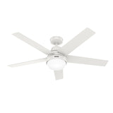 Hunter 51336 Aerodyne Fresh White LED 52" Ceiling Fan