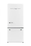 Unique Appliances UGP-510L AC Classic Retro 30 inch Wide 17.7 Cu. ft. Energy Star Certified Bottom Freezer Refrigerator with Wine Rack