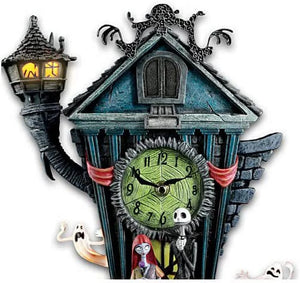 The Bradford Exchange the Nightmare Before Christmas Cuckoo Clock, 21 in, Musical, Light - up, Limited Edition