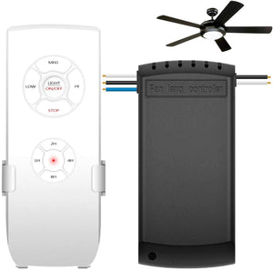 Universal Ceiling Fan Remote Control Kit 3 - in - 1 Ceiling Fan Light Timing & Speed Wireless Remote Control and Receiver Kits for Ceiling Fan Lamp