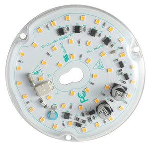 Ledytech 3.93'' Retrofit Light Kit for Ceiling Flush Light Ceiling Fan Light Replacement Panel PCB 18W 3000K 6000K 1800Lm 120V CRI90 Dimmable (warm