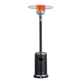 50,000 BTU Propane Patio Heater, Standing Stainless Steel Outdoor Heater with Wheels, Triple Protection, CSA Certified for Deck & Commercial