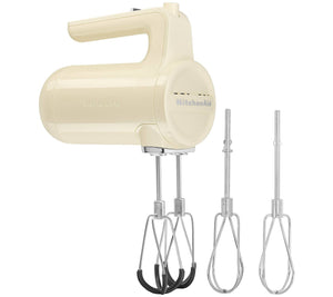 KitchenAid Cordless 7-Speed Hand Mixer w/FlexEdge Beaters,Almond Cream