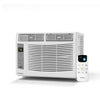 Window Air Conditioner 6000 BTU Cool to 250 Sq Ft Intelligent, LED, Remote Control, Easy to Clean Filter Screen, Can Be Used As a Dehumidifier/Fan