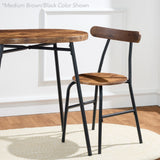 Best Choice Products 3 Piece Modern Oval Dining Table Set, Small Kitchen Dinette W/ 2 Chairs Black/Black