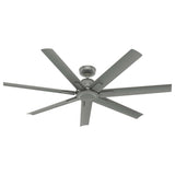 Hunter Downtown 60" Ceiling Fan in Matte Silver