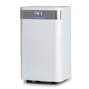 32 Pints 2000 Sq.ft Basement Dehumidifier with Drain Hose, 24H Timer & 3 - Color Indicator, Quiet Portable Dehumidifier for Home, Bedroom, Bathroom
