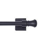 Mainstays Cameron 7/16 inch Adjustable Multi - Use Magnetic Appliance Rod, 16 - 28 inch, Black