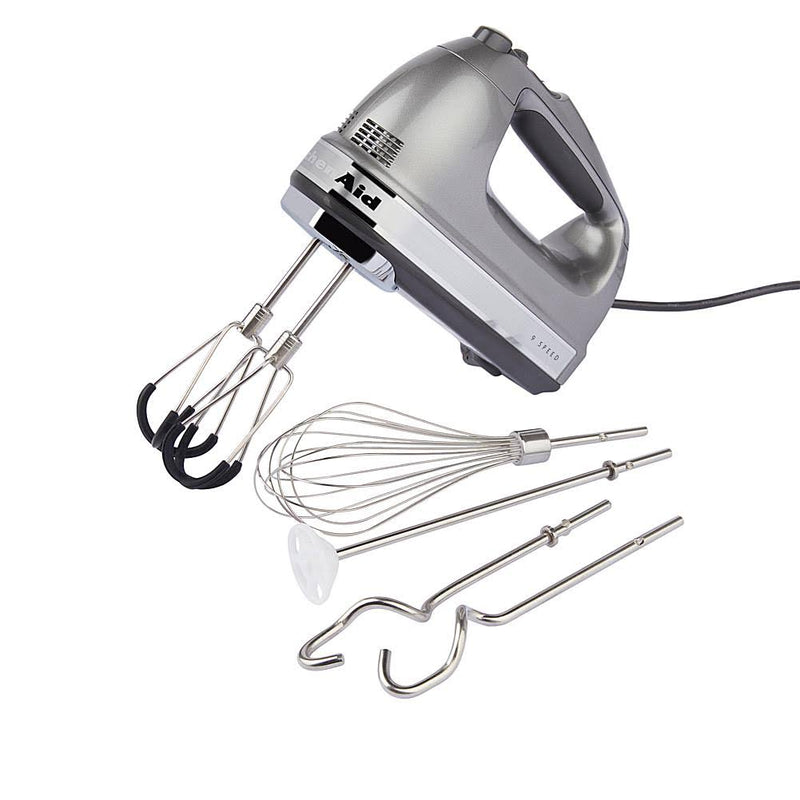 KitchenAid 9-Speed Digital Hand Mixer w/ FlexEdge Beaters,Aqua Sky