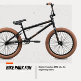Mongoose Legion L20 Freestyle BMX Bike, 20 - in Wheel, Ages 8 and up, Blue
