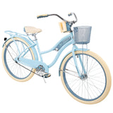 Huffy 26" Nel Lusso Cruiser Bike, Fits Riders 5'0"+, Light Blue, Adult, Women'S