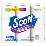Scott Bathroom Tissue, Unscented, One-Ply - 18 rolls