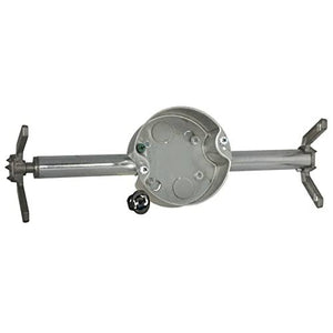 Hubbell Raco 936 4 in. Round Retro - Brace Ceiling Fan - Rated Support 4 in Gray