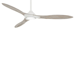 Minka - Aire Sleek - LED 60" Ceiling Fan - Flat White - F868L - WHF
