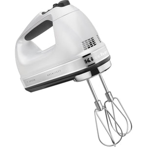 KitchenAid 9-Speed Hand Mixer, White, Kitchen Appliance
