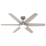Hunter Anza 52 LED Ceiling Fan, Brushed Nickel
