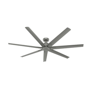 Hunter Downtown 72" Ceiling Fan in Matte Silver
