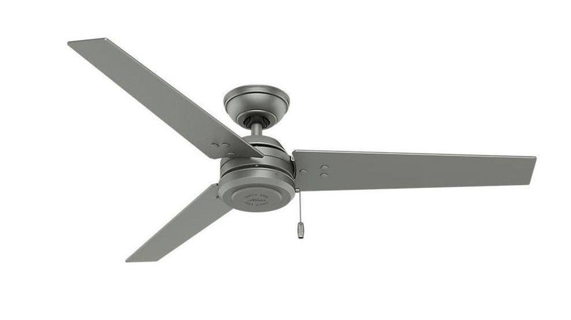 Hunter Cassius 52" Ceiling Fan - Matte Silver