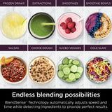 Ninja Detect Kitchen System Power Blender + Processor with Blend Sense Technology, Silver, TB400